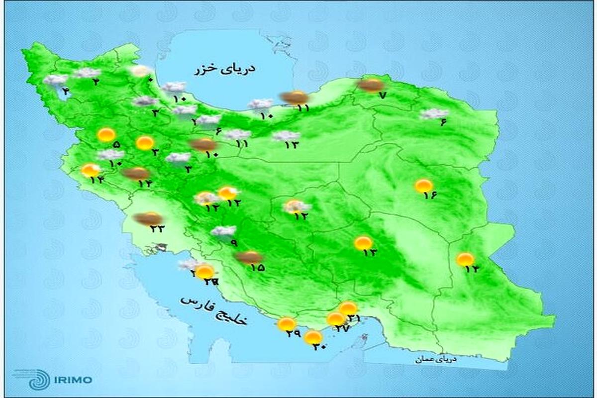 ورود موج بارشی جدید به کشور از هفته آینده